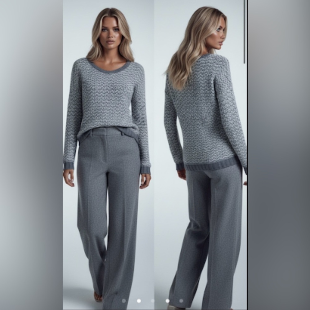 FIRTH  Wool Cashmere Blend Oversize Sweater Pullover In Gray Size S